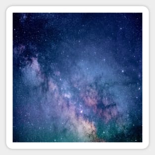 blue purple constellation starry sky universe galaxy Sticker